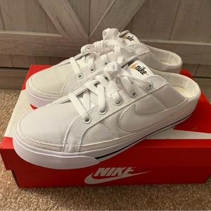 Nike Wmns Court Legacy Mule White Women Slip On Casual Loafers Shoes DB3970-100